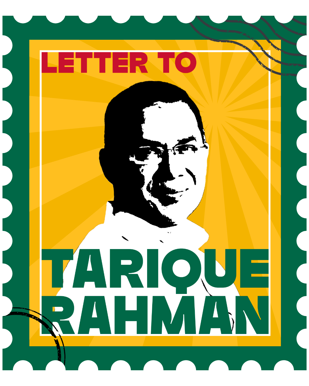 Letter to Tarique Rahman Logo